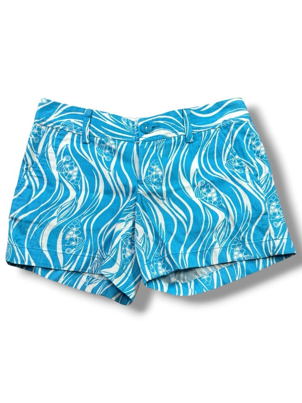 Lilly Pulitzer "Joe Fish" Callahan Shorts Size 2 Coastal Resort Vacation